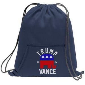 Trump Vance 2024 Republican Election Sweatshirt Cinch Pack Bag