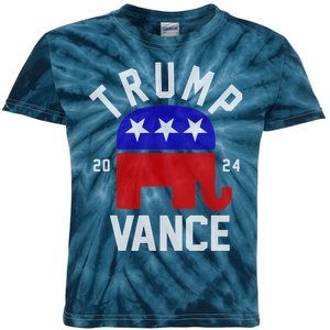 Trump Vance 2024 Republican Election Kids Tie-Dye T-Shirt