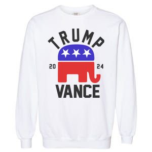 Trump Vance 2024 Republican Election Garment-Dyed Sweatshirt