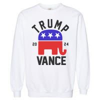 Trump Vance 2024 Republican Election Garment-Dyed Sweatshirt