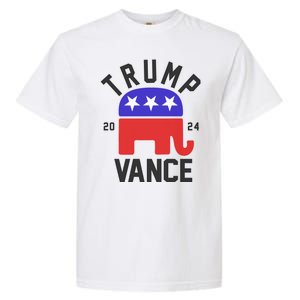 Trump Vance 2024 Republican Election Garment-Dyed Heavyweight T-Shirt