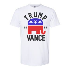 Trump Vance 2024 Republican Election Softstyle CVC T-Shirt