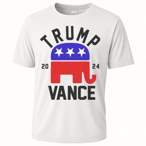 Trump Vance 2024 Republican Election Cooling Performance Crew T-Shirt