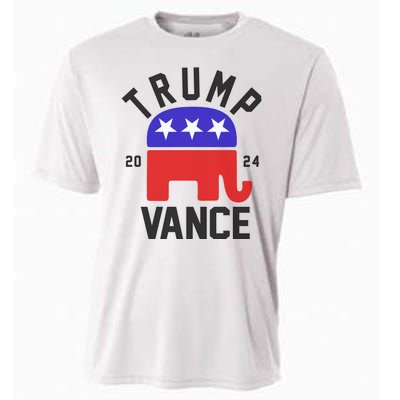 Trump Vance 2024 Republican Election Cooling Performance Crew T-Shirt