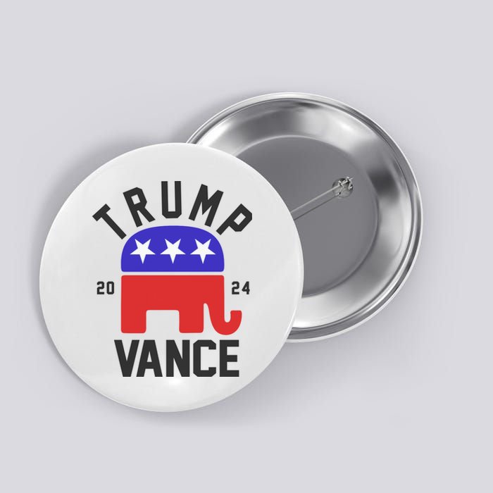 Trump Vance 2024 Republican Election Button