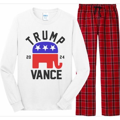 Trump Vance 2024 Republican Election Long Sleeve Pajama Set