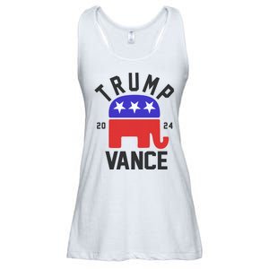 Trump Vance 2024 Republican Election Ladies Essential Flowy Tank