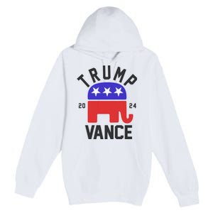 Trump Vance 2024 Republican Election Premium Pullover Hoodie