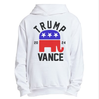 Trump Vance 2024 Republican Election Urban Pullover Hoodie