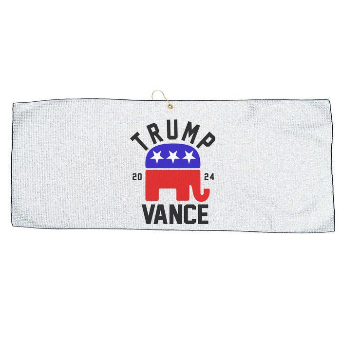 Trump Vance 2024 Republican Election Large Microfiber Waffle Golf Towel