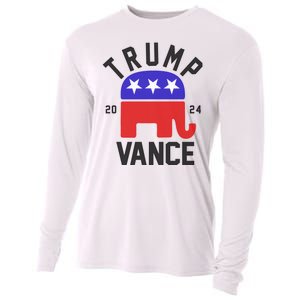 Trump Vance 2024 Republican Election Cooling Performance Long Sleeve Crew