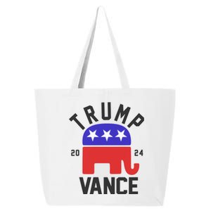 Trump Vance 2024 Republican Election 25L Jumbo Tote