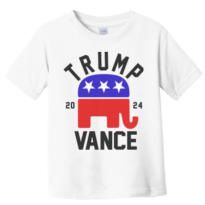 Trump Vance 2024 Republican Election Toddler T-Shirt