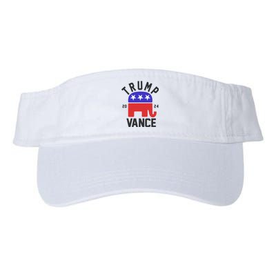 Trump Vance 2024 Republican Election Valucap Bio-Washed Visor