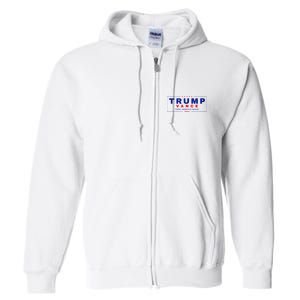 Trump Vance 2024 Donald Trump J.D. Vance Take America Back Full Zip Hoodie