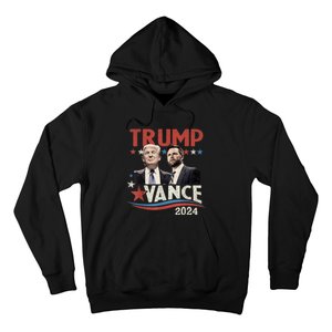 Trump Vance 2024 Retro Stripe Trump Jd Vance Hoodie