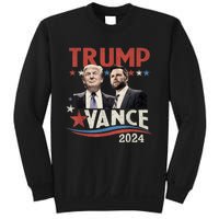 Trump Vance 2024 Retro Stripe Trump Jd Vance Sweatshirt