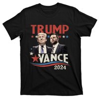 Trump Vance 2024 Retro Stripe Trump Jd Vance T-Shirt