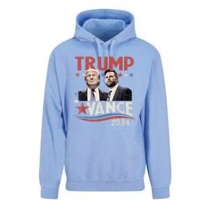 Trump Vance 2024 Retro Stripe Trump Jd Vance Unisex Surf Hoodie