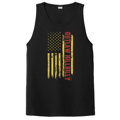 Trump Vance 2024 Donald Trump J.D. Vance Outlaw Hillbillygift PosiCharge Competitor Tank