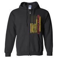 Trump Vance 2024 Donald Trump J.D. Vance Outlaw Hillbillygift Full Zip Hoodie