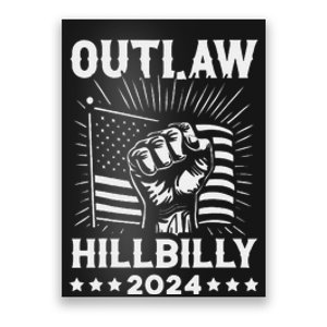 Trump Vance 2024 Donald Trump J.D. Vance Outlaw Hillbilly Gift Poster