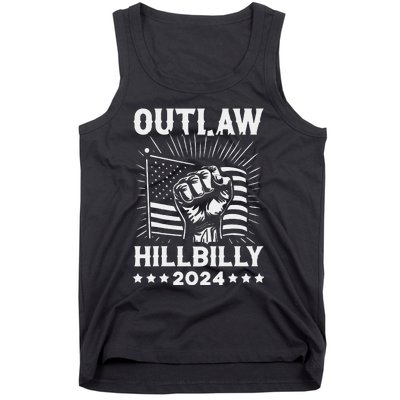 Trump Vance 2024 Donald Trump J.D. Vance Outlaw Hillbilly Gift Tank Top