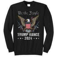 Trump Vance 2024 Us Flag Vintage Election President 2024 Gift Sweatshirt