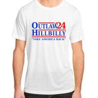 Trump Vance 2024 Outlaw Hillbilly Us Flag Vintage Elections Adult ChromaSoft Performance T-Shirt