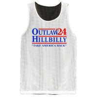 Trump Vance 2024 Outlaw Hillbilly Us Flag Vintage Elections Mesh Reversible Basketball Jersey Tank