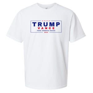 Trump Vance 2024 Retro Stripe Trump Jd Vance Sueded Cloud Jersey T-Shirt