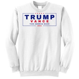 Trump Vance 2024 Retro Stripe Trump Jd Vance Sweatshirt