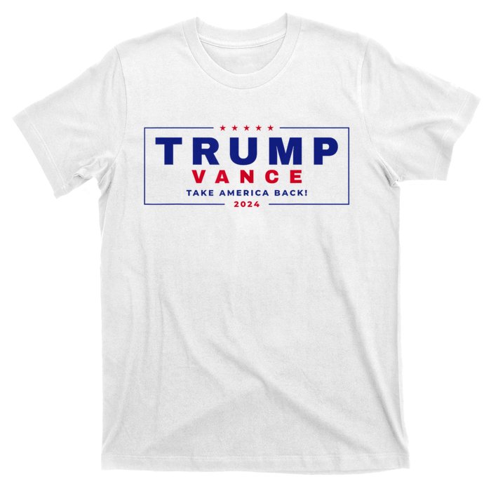 Trump Vance 2024 Retro Stripe Trump Jd Vance T-Shirt