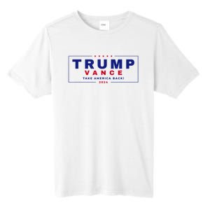 Trump Vance 2024 Retro Stripe Trump Jd Vance Tall Fusion ChromaSoft Performance T-Shirt