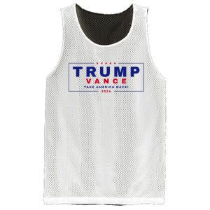 Trump Vance 2024 Retro Stripe Trump Jd Vance Mesh Reversible Basketball Jersey Tank