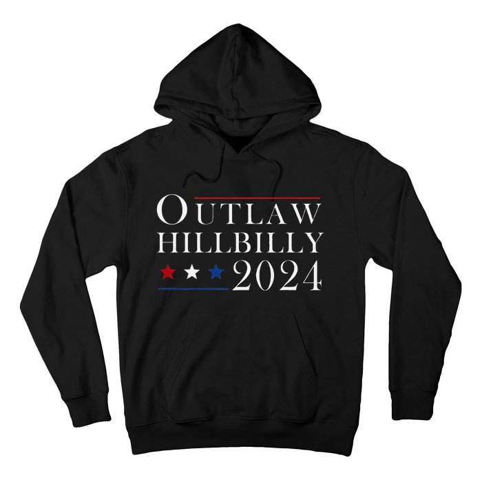 Trump Vance 2024 Outlaw Hillbilly Us Flag Vintage Hoodie