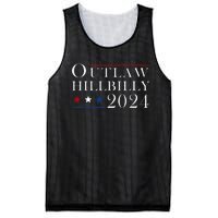 Trump Vance 2024 Outlaw Hillbilly Us Flag Vintage Mesh Reversible Basketball Jersey Tank