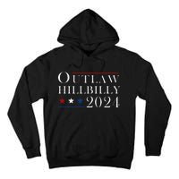 Trump Vance 2024 Outlaw Hillbilly Us Flag Vintage Tall Hoodie