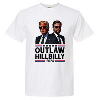 Trump Vance 2024 Outlaw Hillbilly Us Flag Vintage Elections Garment-Dyed Heavyweight T-Shirt