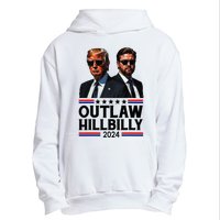 Trump Vance 2024 Outlaw Hillbilly Us Flag Vintage Elections Urban Pullover Hoodie