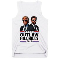 Trump Vance 2024 Outlaw Hillbilly Us Flag Vintage Elections Tank Top