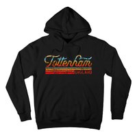 Tottenham Vintage 80s Style Tottenham England Hoodie