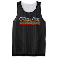 Tottenham Vintage 80s Style Tottenham England Mesh Reversible Basketball Jersey Tank