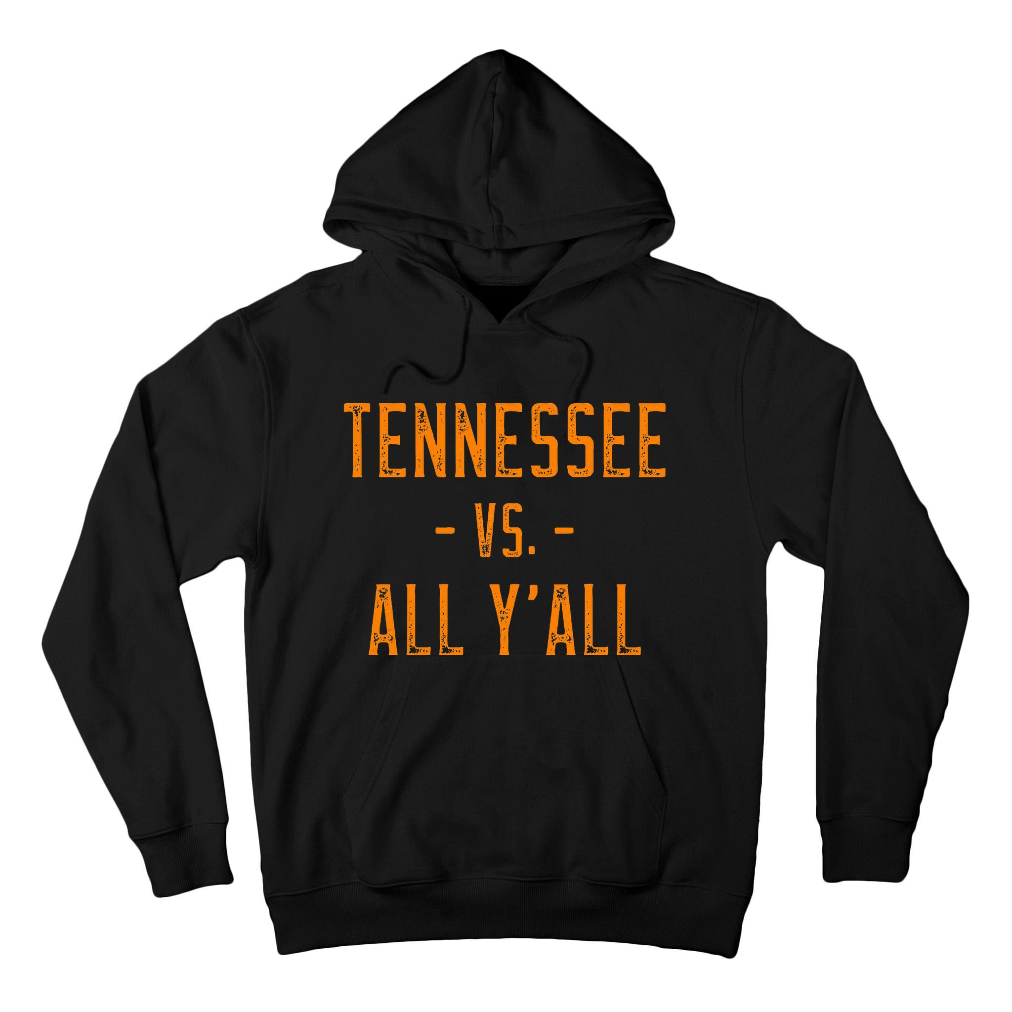 Tennessee Vs. All Y’All Sports Weathered Vintage Southern Tall Hoodie