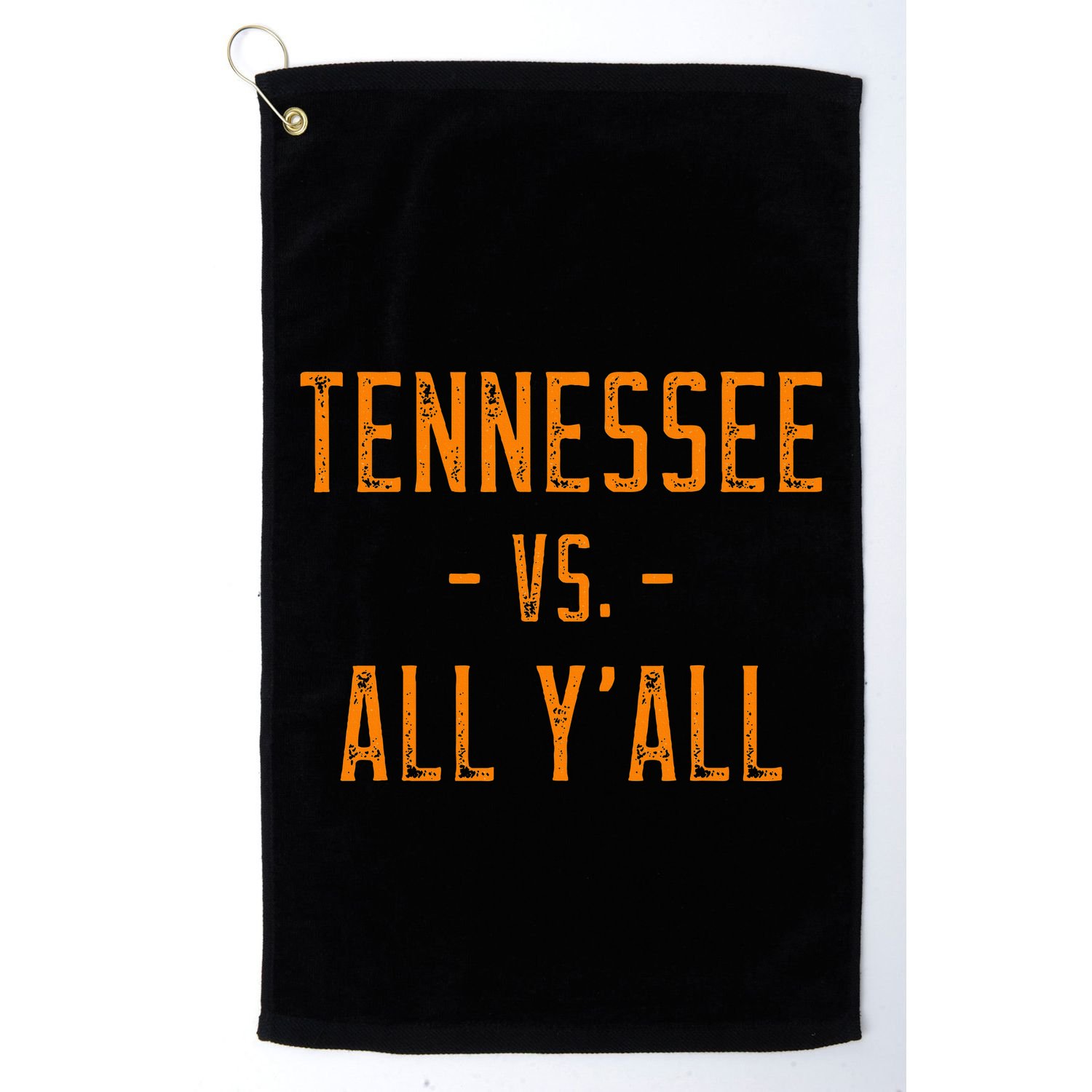 Tennessee Vs. All Y’All Sports Weathered Vintage Southern Golf Towel