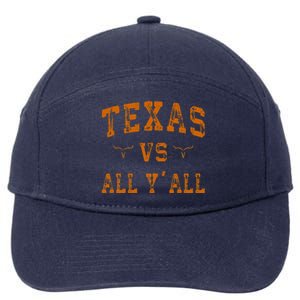 Texas Vs All Yall 7-Panel Snapback Hat