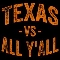 Texas Vs All Yall Flexfit Unipanel Trucker Cap