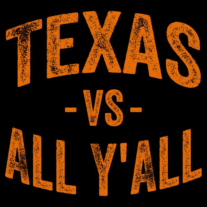 Texas Vs All Yall Flexfit Unipanel Trucker Cap
