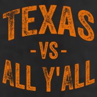 Texas Vs All Yall Golf Towel
