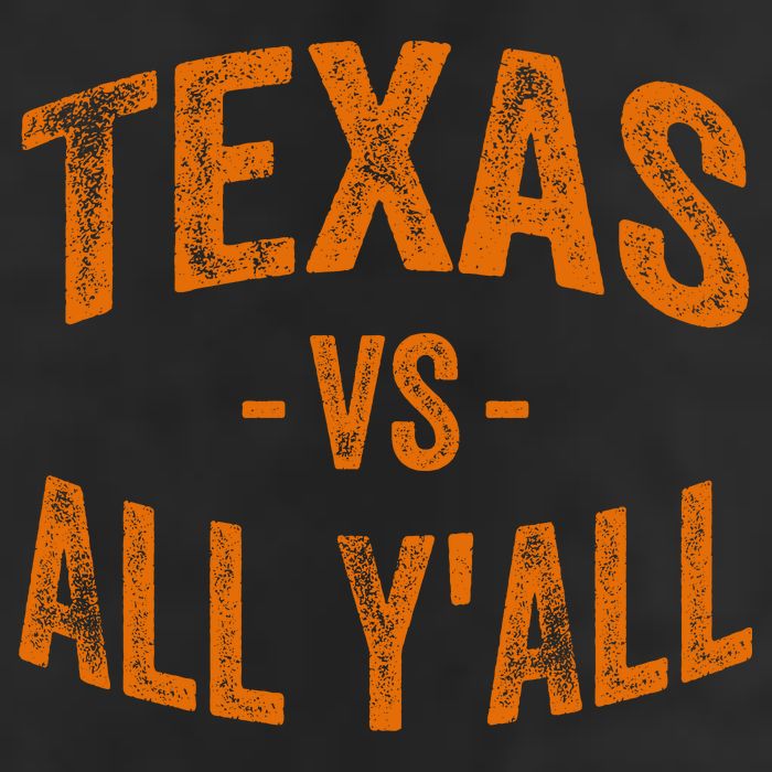 Texas Vs All Yall Golf Towel